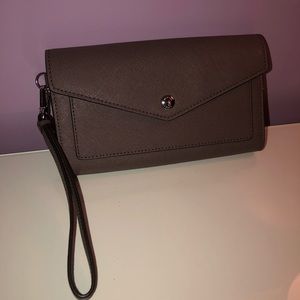 Grey Michael Kors Hand Wallet